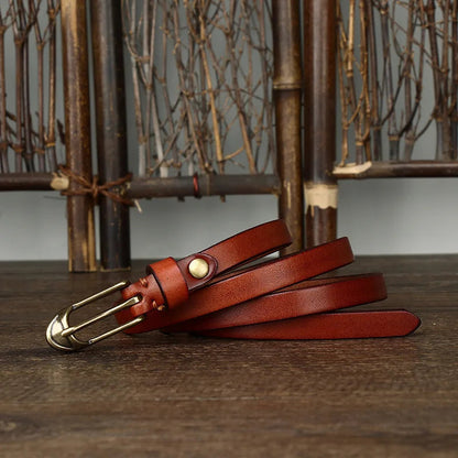 Quinn Slim Leather Belt