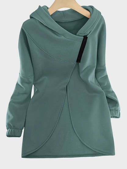 Asymmetrical Zip Hoodie