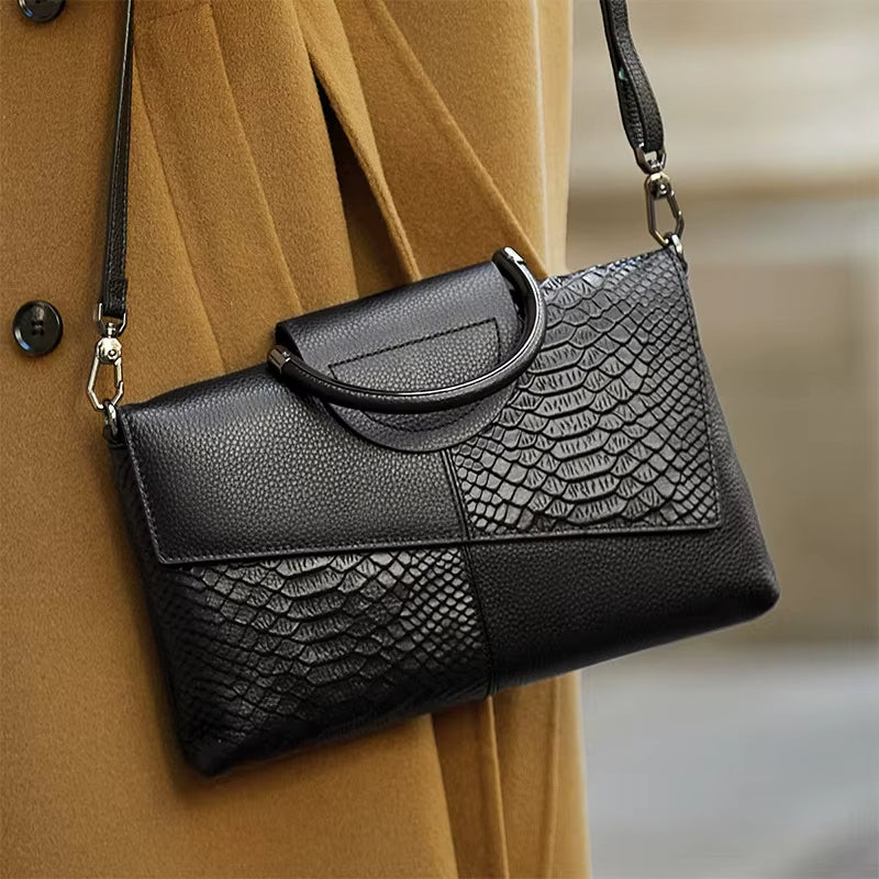 Serpenza Snake Embossed Bag
