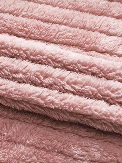 Amira Ribbed Fleece Sherpa
