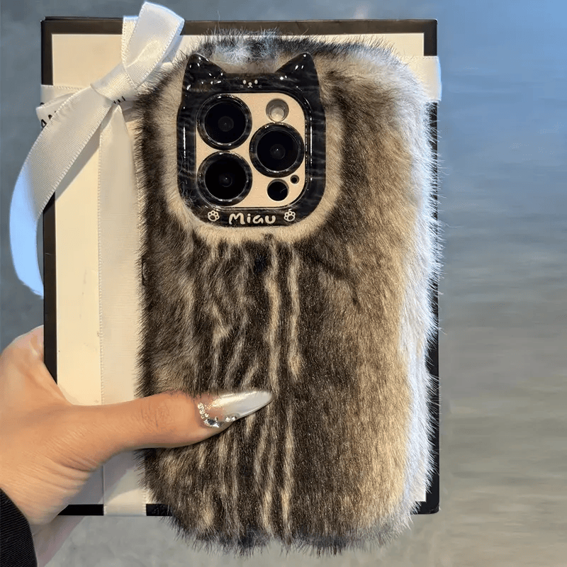 Félin Furry iPhone Case