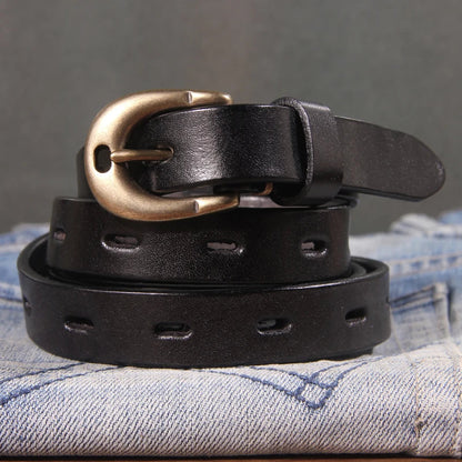 Regalia Brass Buckle Belt