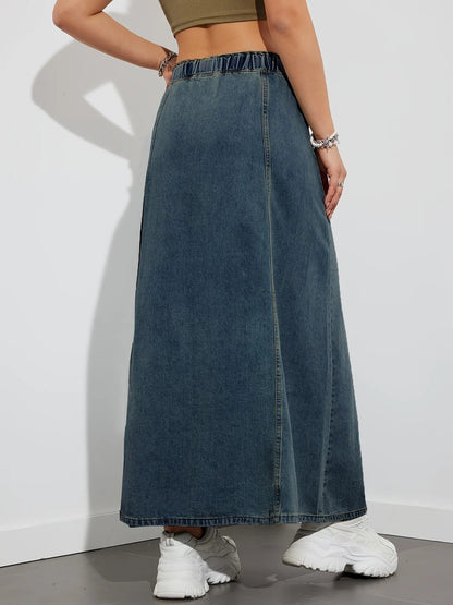 Arielle A-Line Denim Skirt