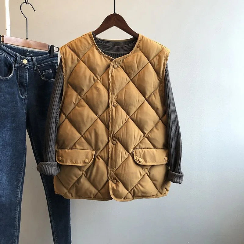 Vienna Quilted Bomber Vest