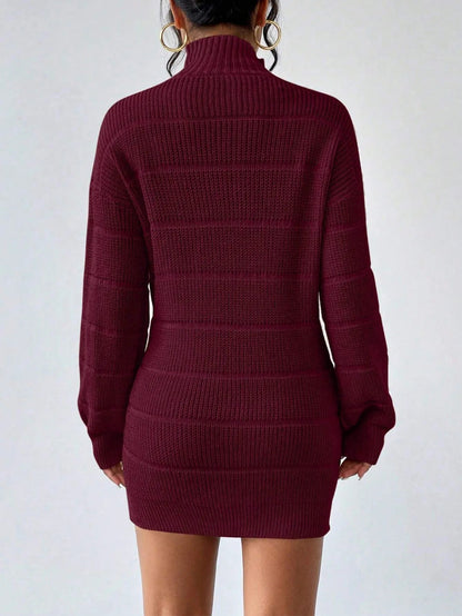 Turtleneck Mini Dress