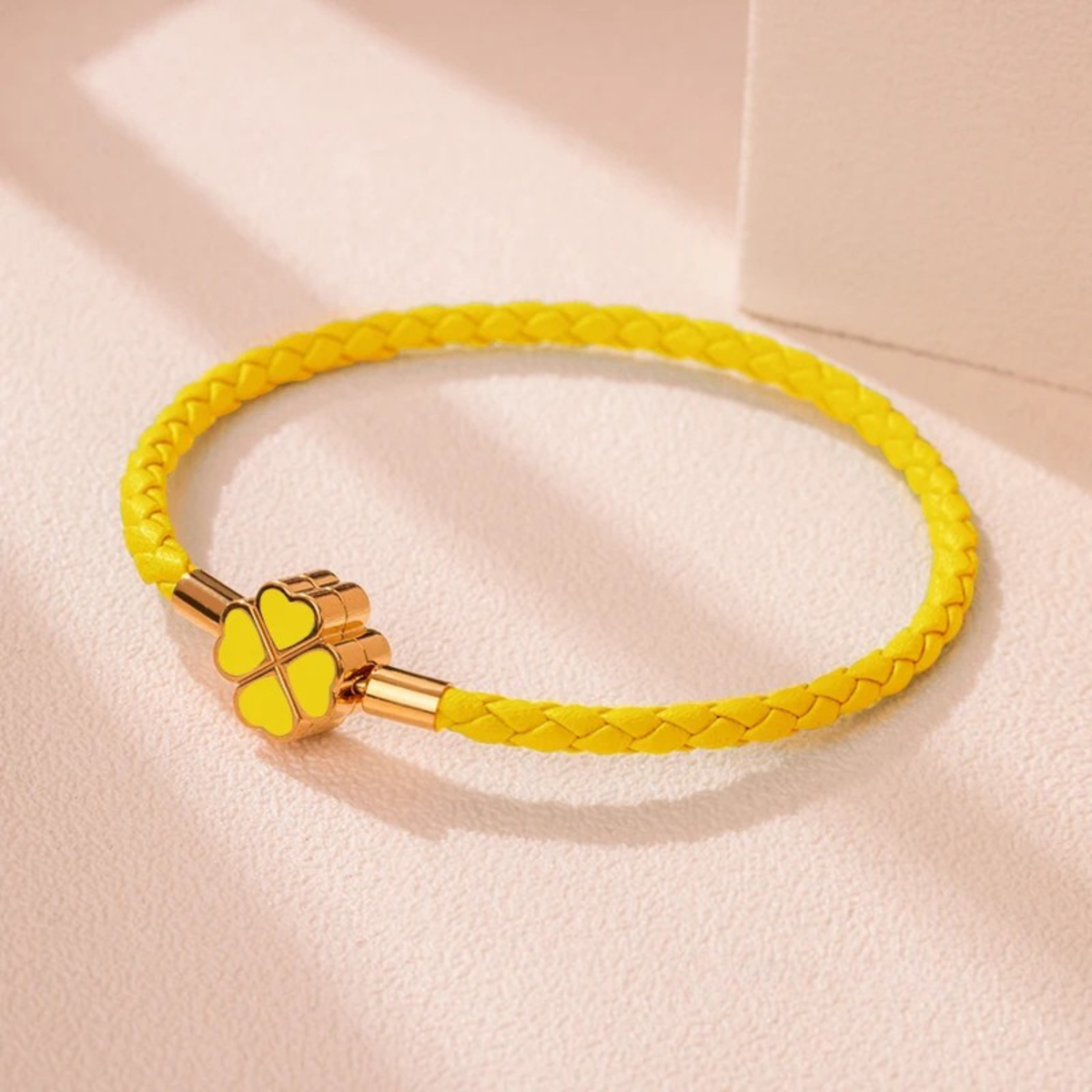 Four-Leaf Braided Bracelet