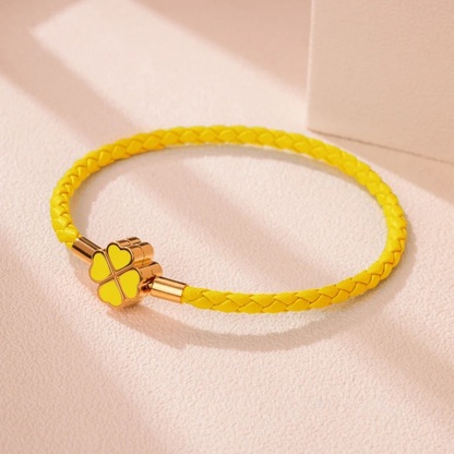 Four-Leaf Braided Bracelet