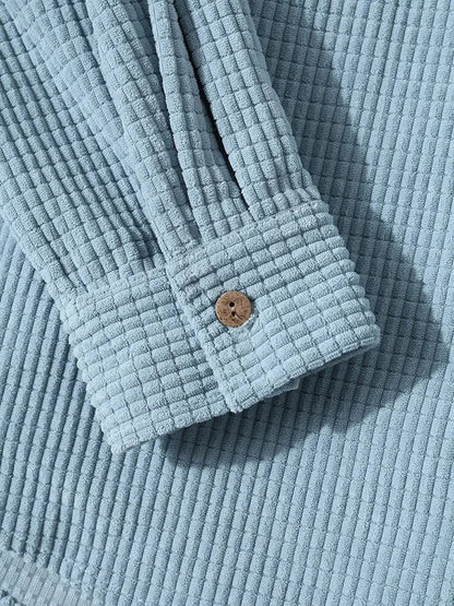 Laidback Knit Hoodie Shirt