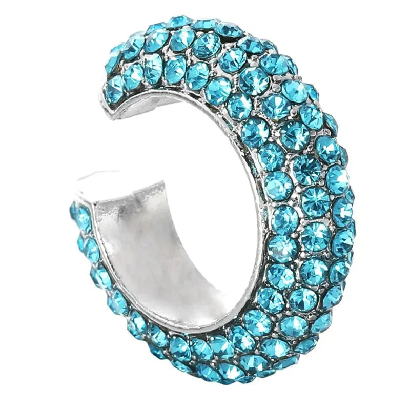 Halo Pavé Crystal Ear Cuff