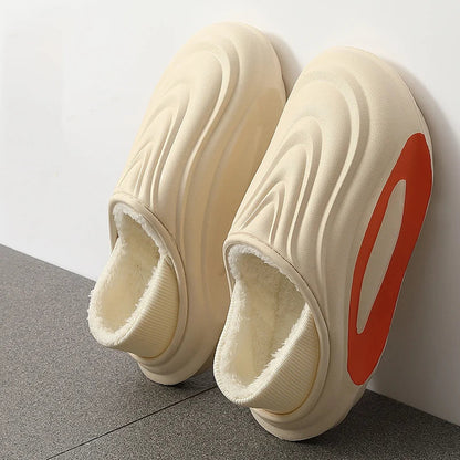 Wave Fleece Slip-On Slide
