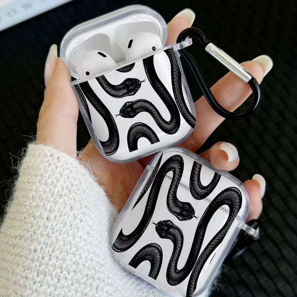 Serpent Motif Airpods Case