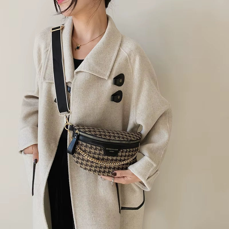 Jacquard Muse Chain Belt Bag