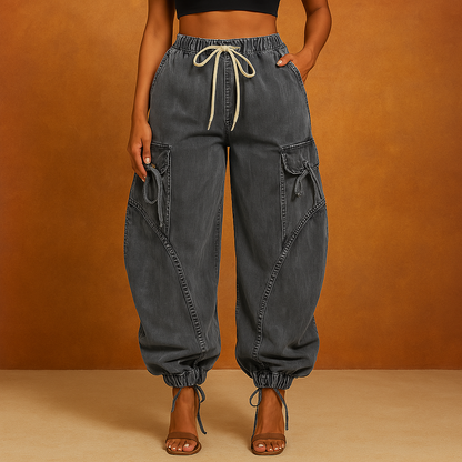 Runway Drawcord Denim