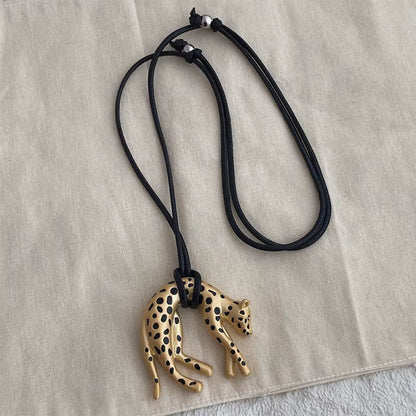 Panthera Pendant Necklace