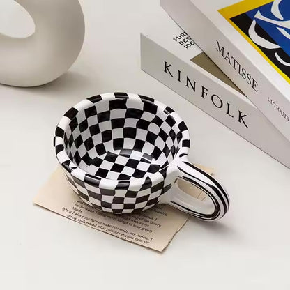 Artisan Checkered Morning Mug