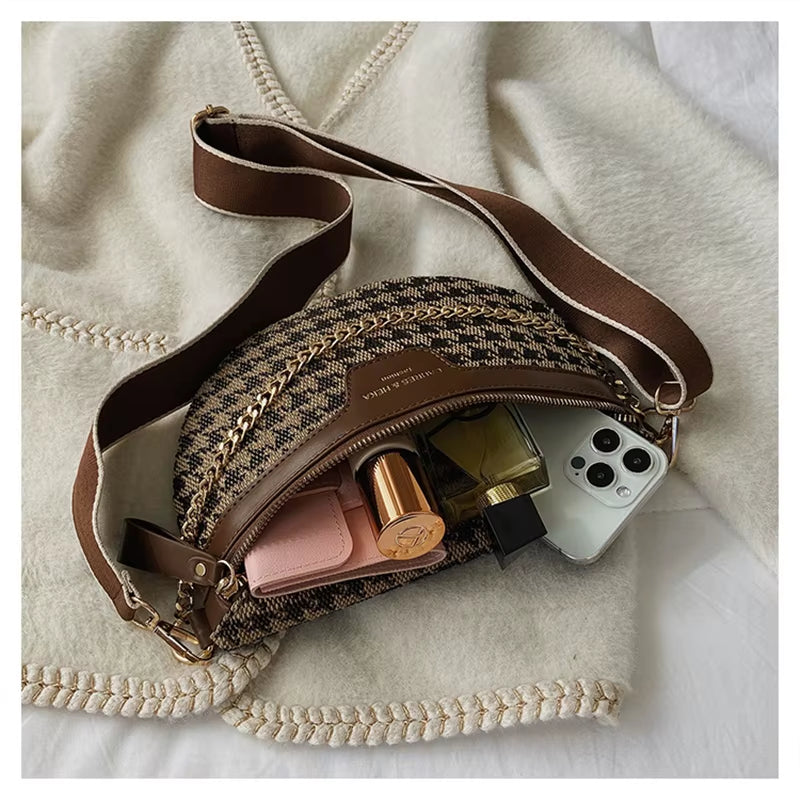 Jacquard Muse Chain Belt Bag