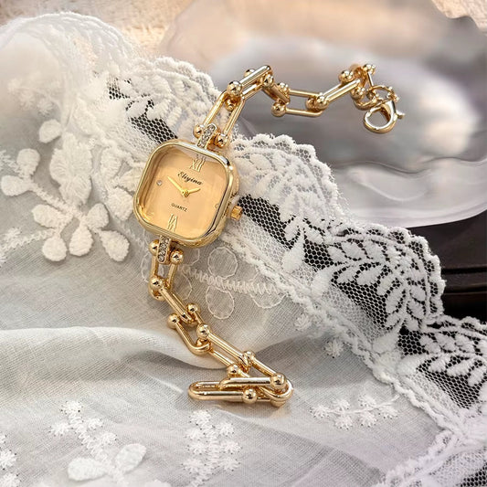 Baroque Chain Link Bracelet Watch