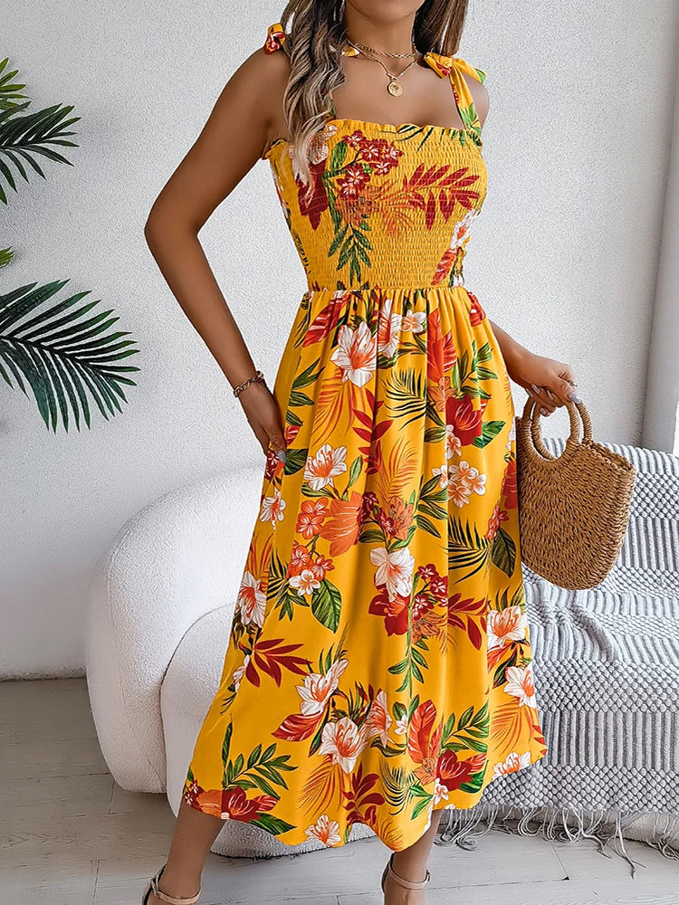 Capri Floral Sundress