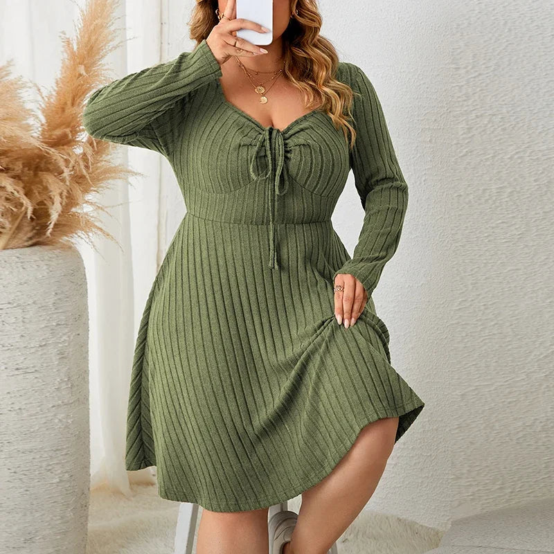 Avani Soft-Knit Ribbed Dress