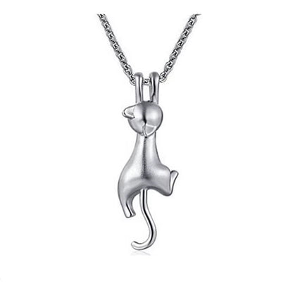 Silver Hare Pendant Necklace