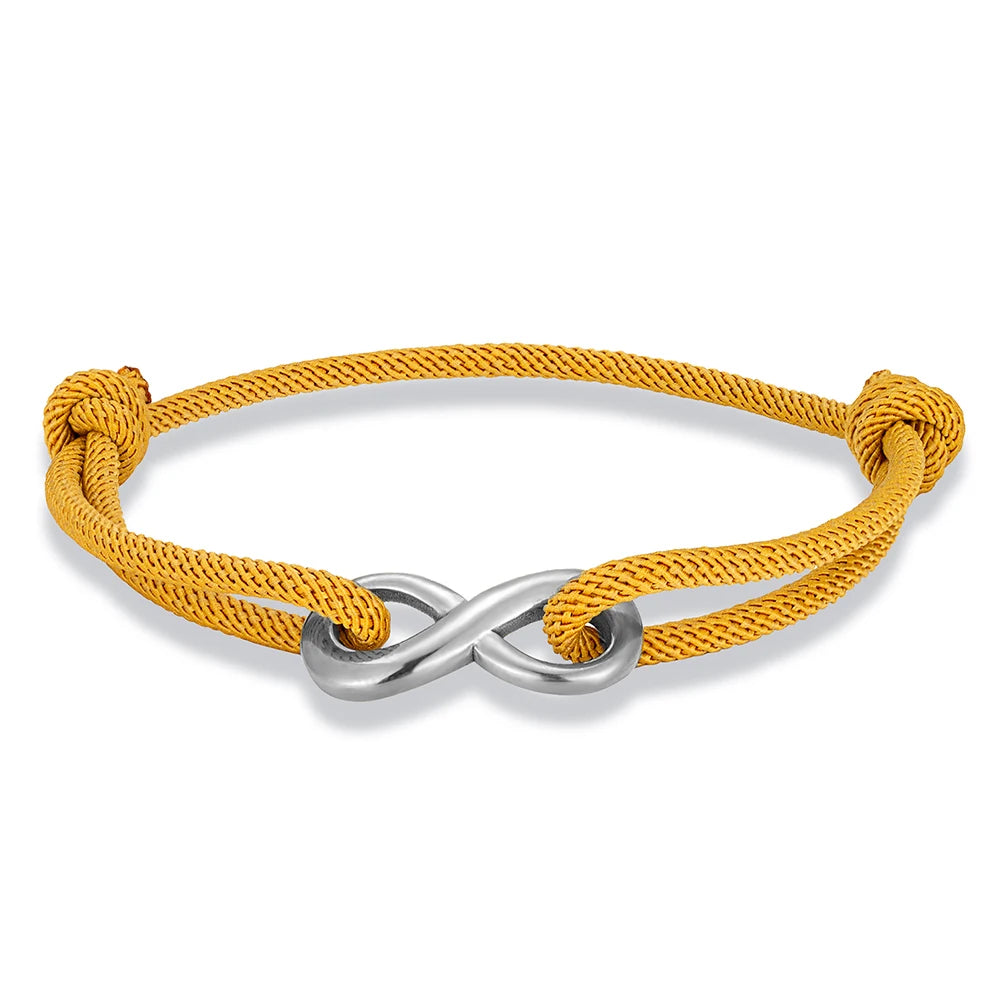Infinity Cord Bracelet