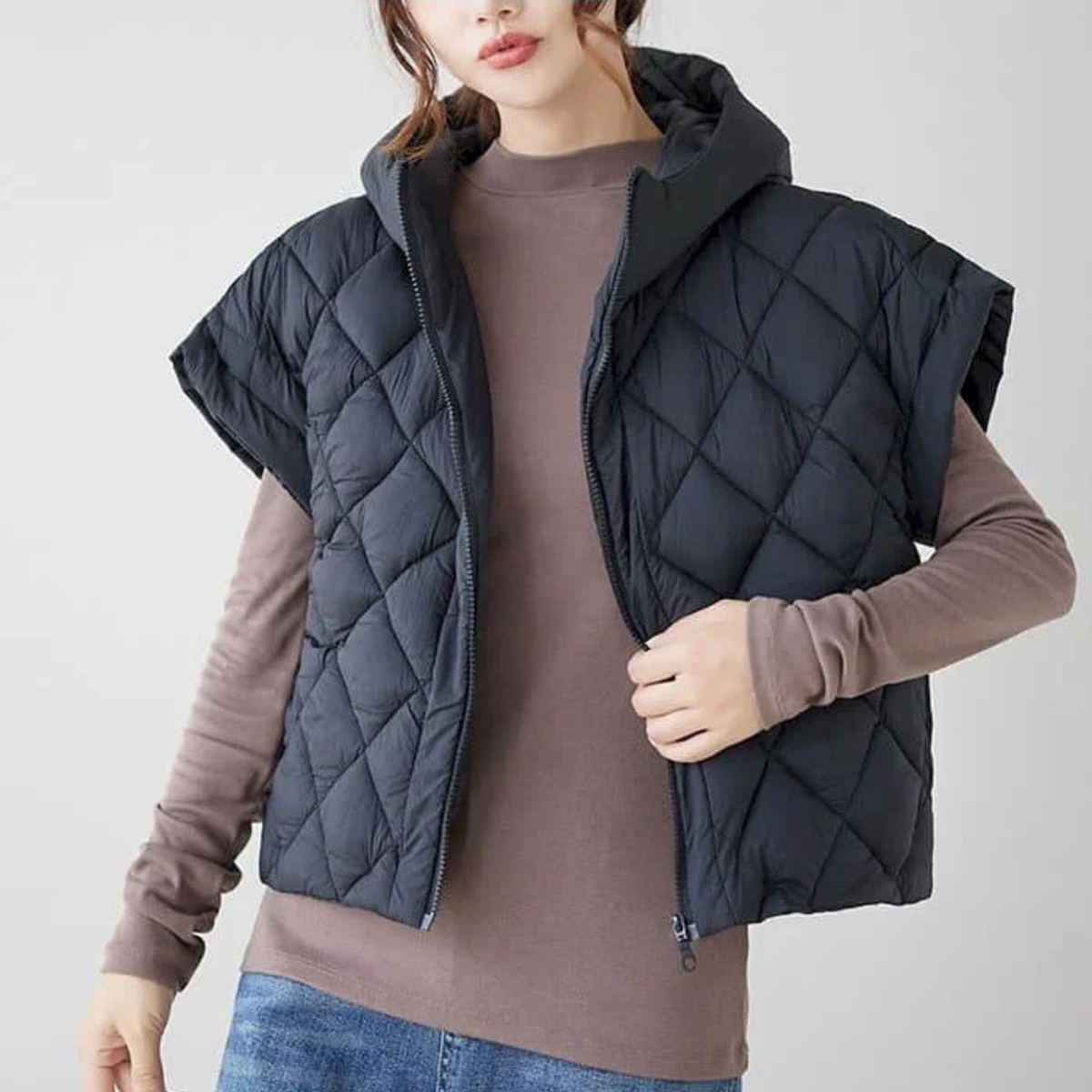 Oslo Quilted Cap Sleeve Vest
