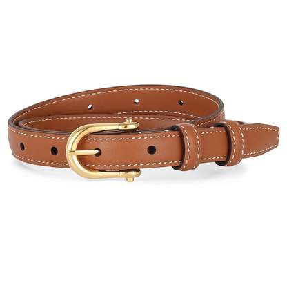 The Kensington Luxe Leather Belt
