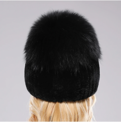 Giovanna Fox Fur Beanie