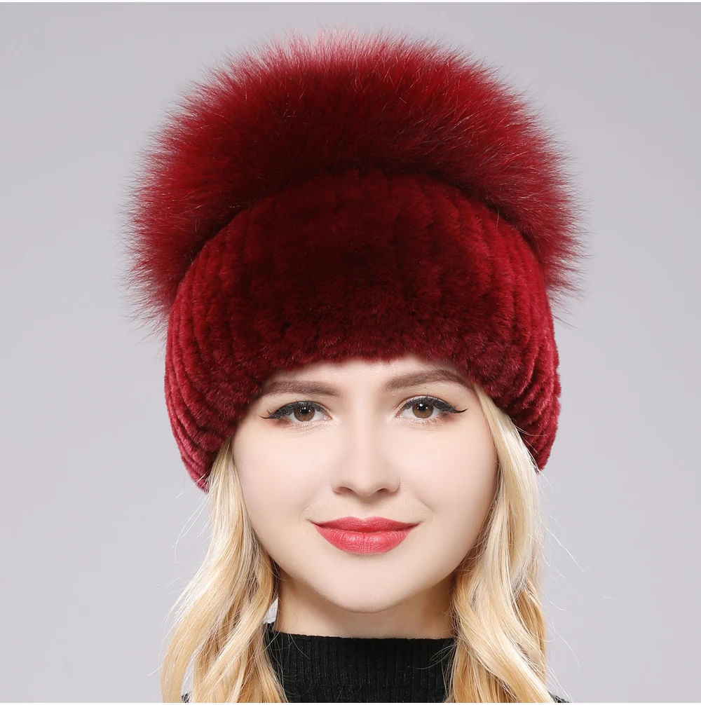 Giovanna Fox Fur Beanie