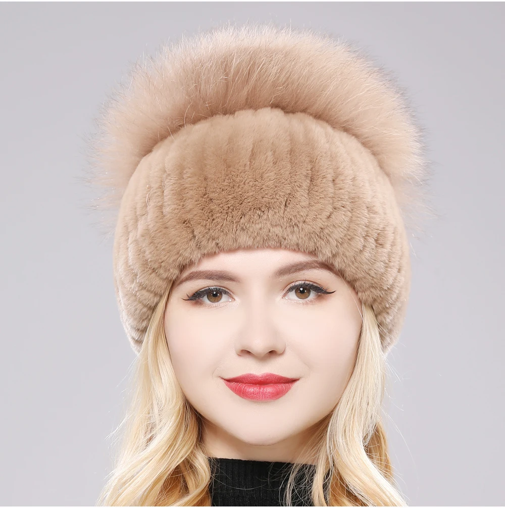 Giovanna Fox Fur Beanie