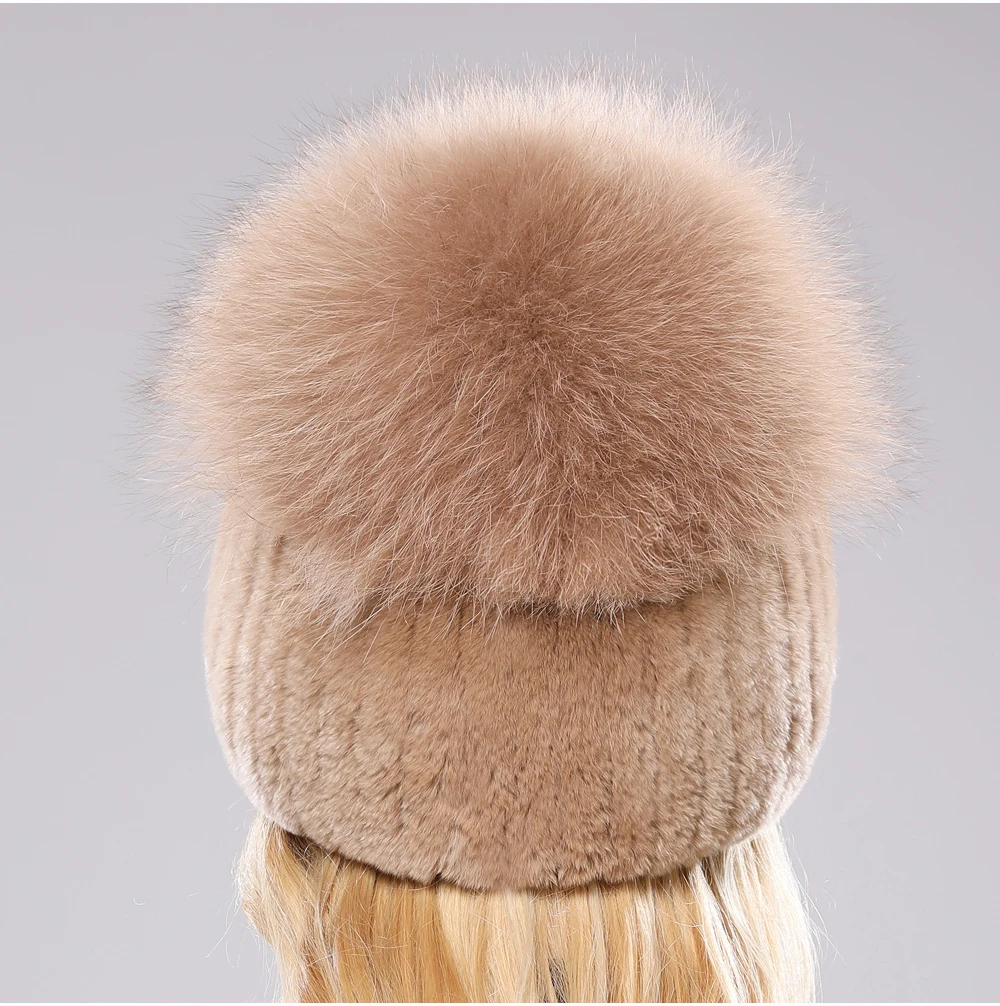 Giovanna Fox Fur Beanie