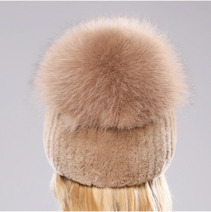 Giovanna Fox Fur Beanie