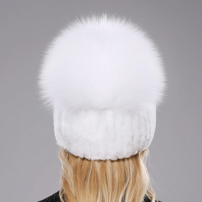 Giovanna Fox Fur Beanie