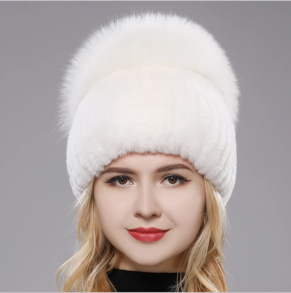 Giovanna Fox Fur Beanie