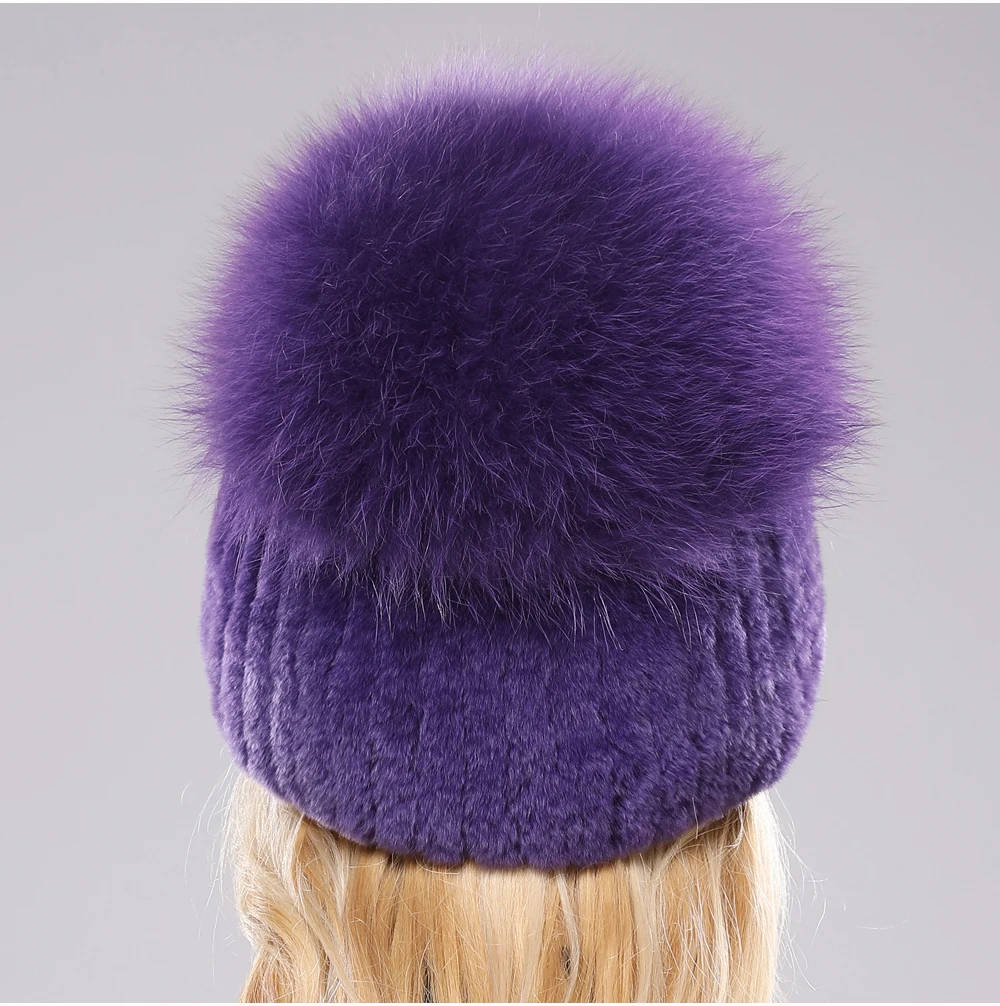 Giovanna Fox Fur Beanie