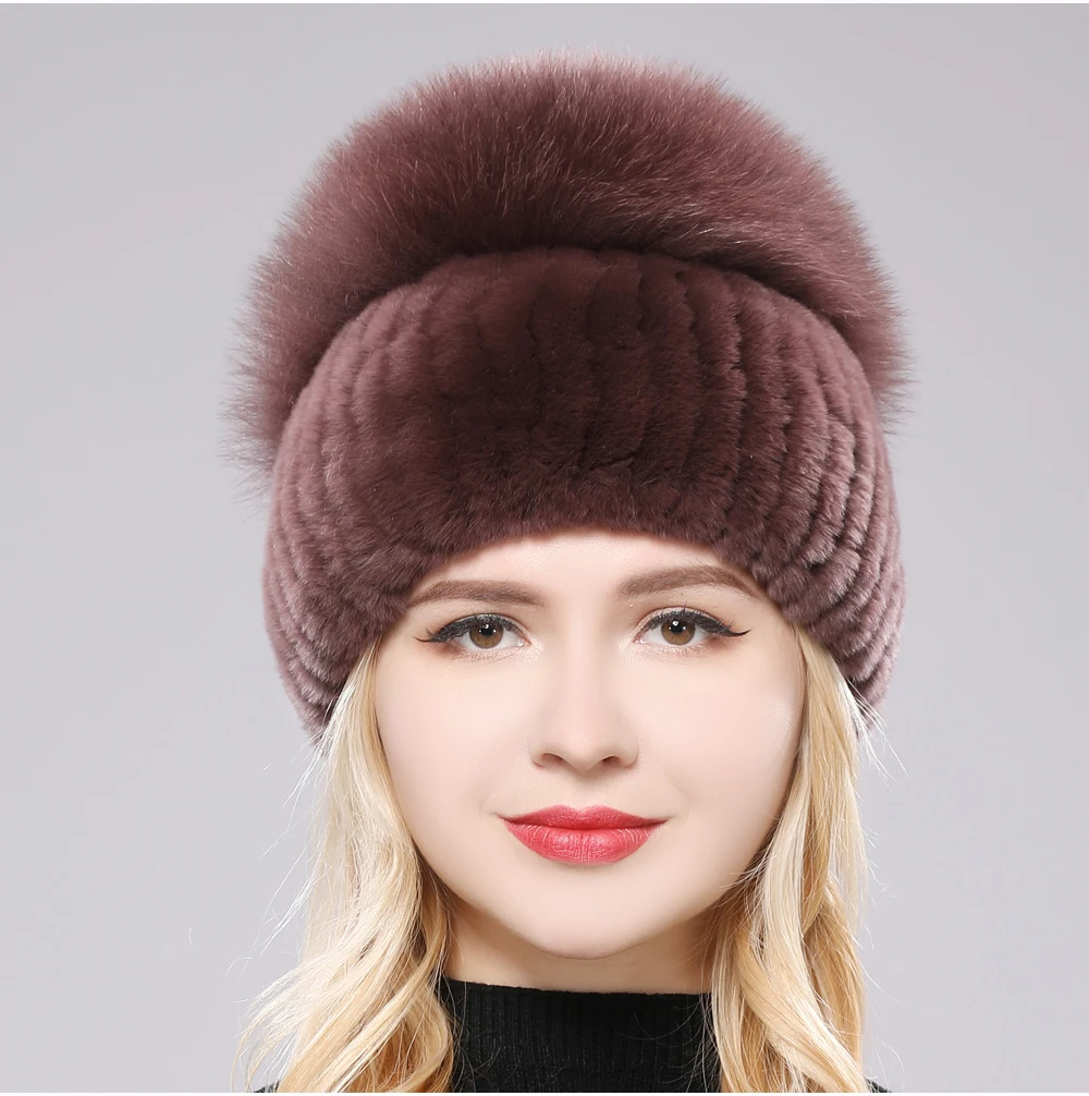 Giovanna Fox Fur Beanie