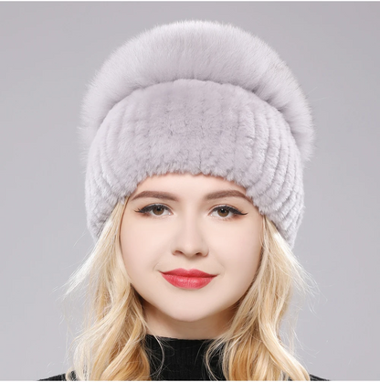 Giovanna Fox Fur Beanie