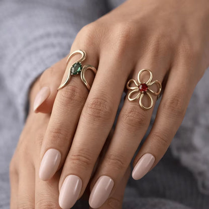 Fleur Wave Ring