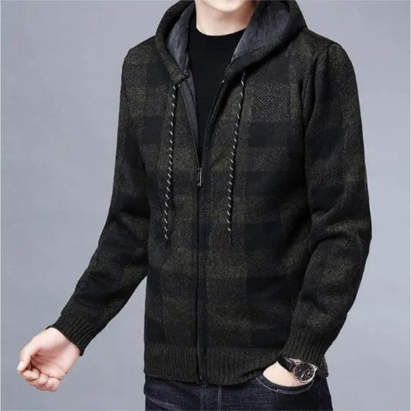 Heritage Flannel Zip-Up Hoodie