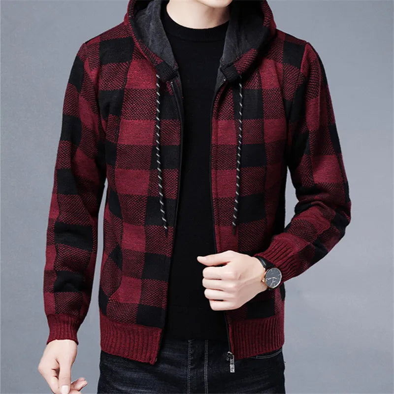 Heritage Flannel Zip-Up Hoodie