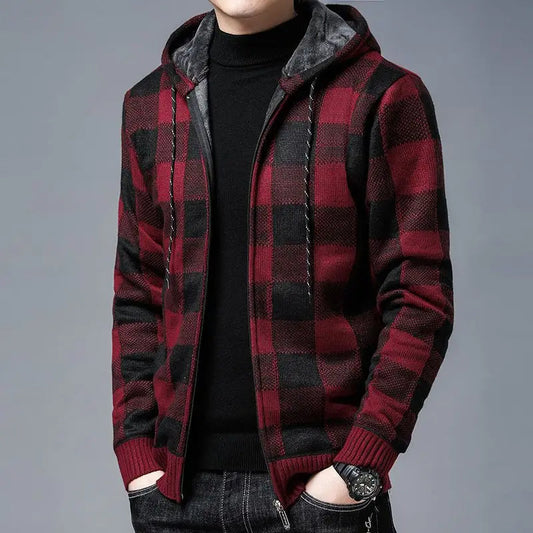 Heritage Flannel Zip-Up Hoodie