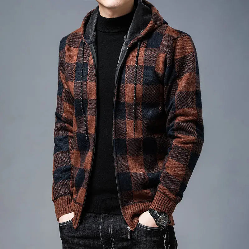 Heritage Flannel Zip-Up Hoodie