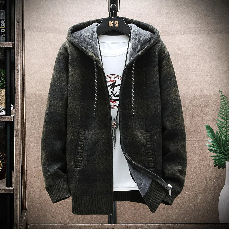 Heritage Flannel Zip-Up Hoodie