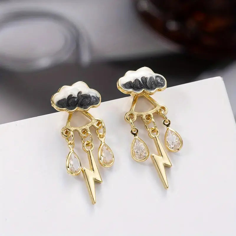Raindrop Charm Earring