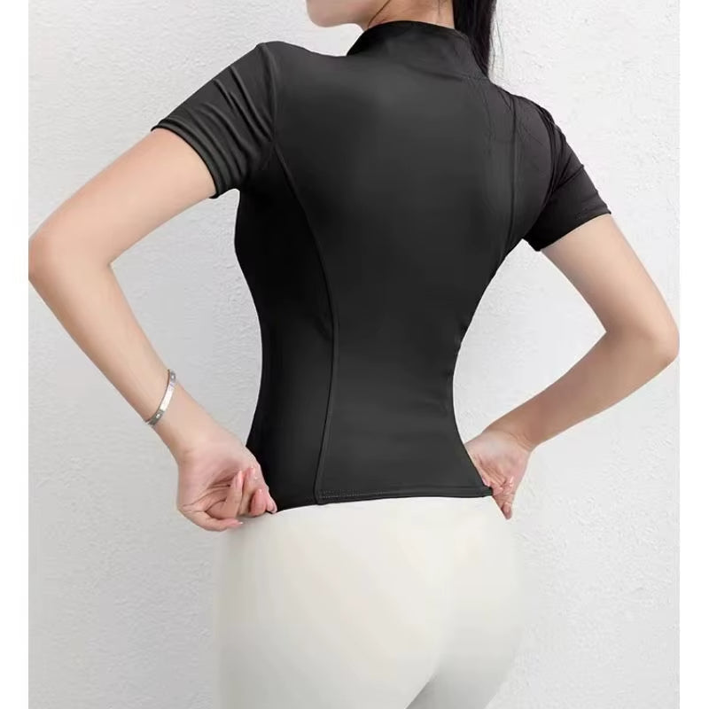 Pulse Short Sleeve Performance Zip-Up