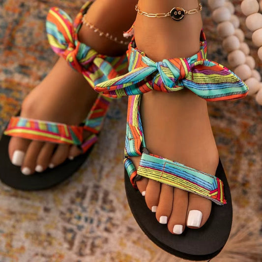 Sunset Boho-Wrap Sandal