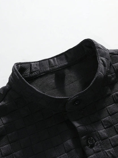 Gridline Checkered Lounge Set