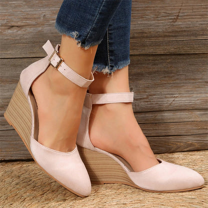 Seraphina Suede Wedge Heel