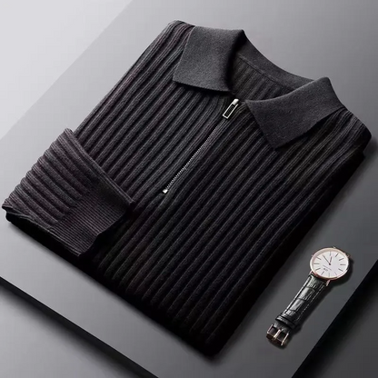 Milano Ribbed Knit Polo