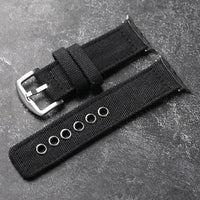 Matte Black - Silver Buckle
